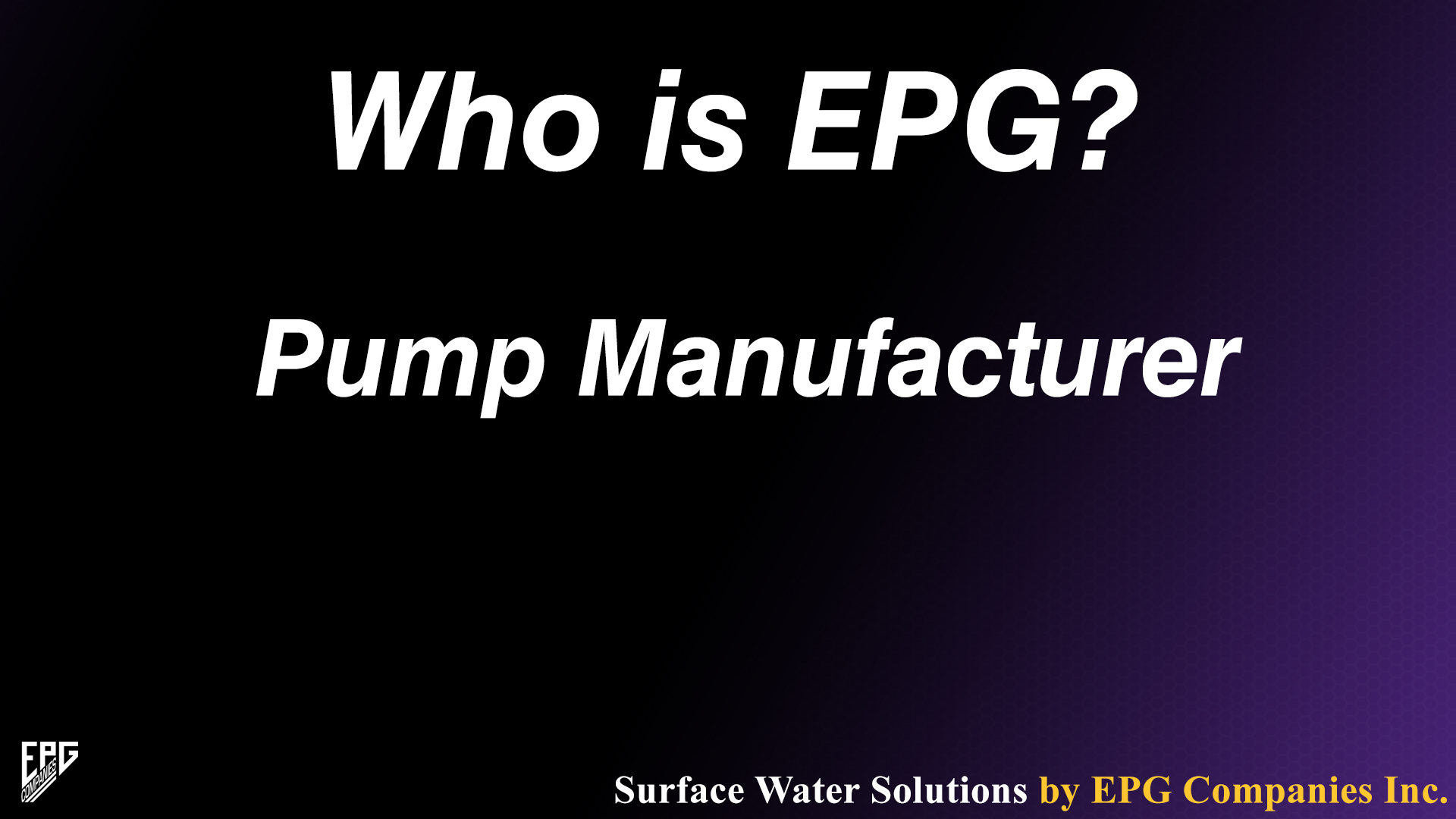 Who is EPG?