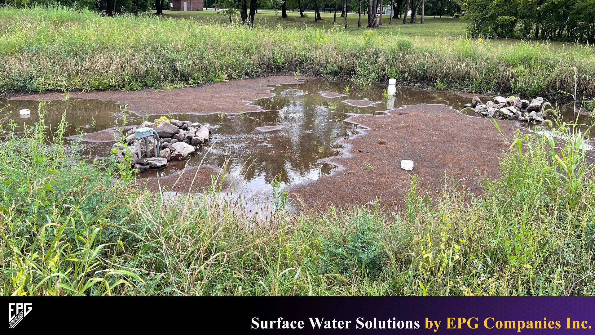 Iron-Enhance Sand Filter Bed in Action