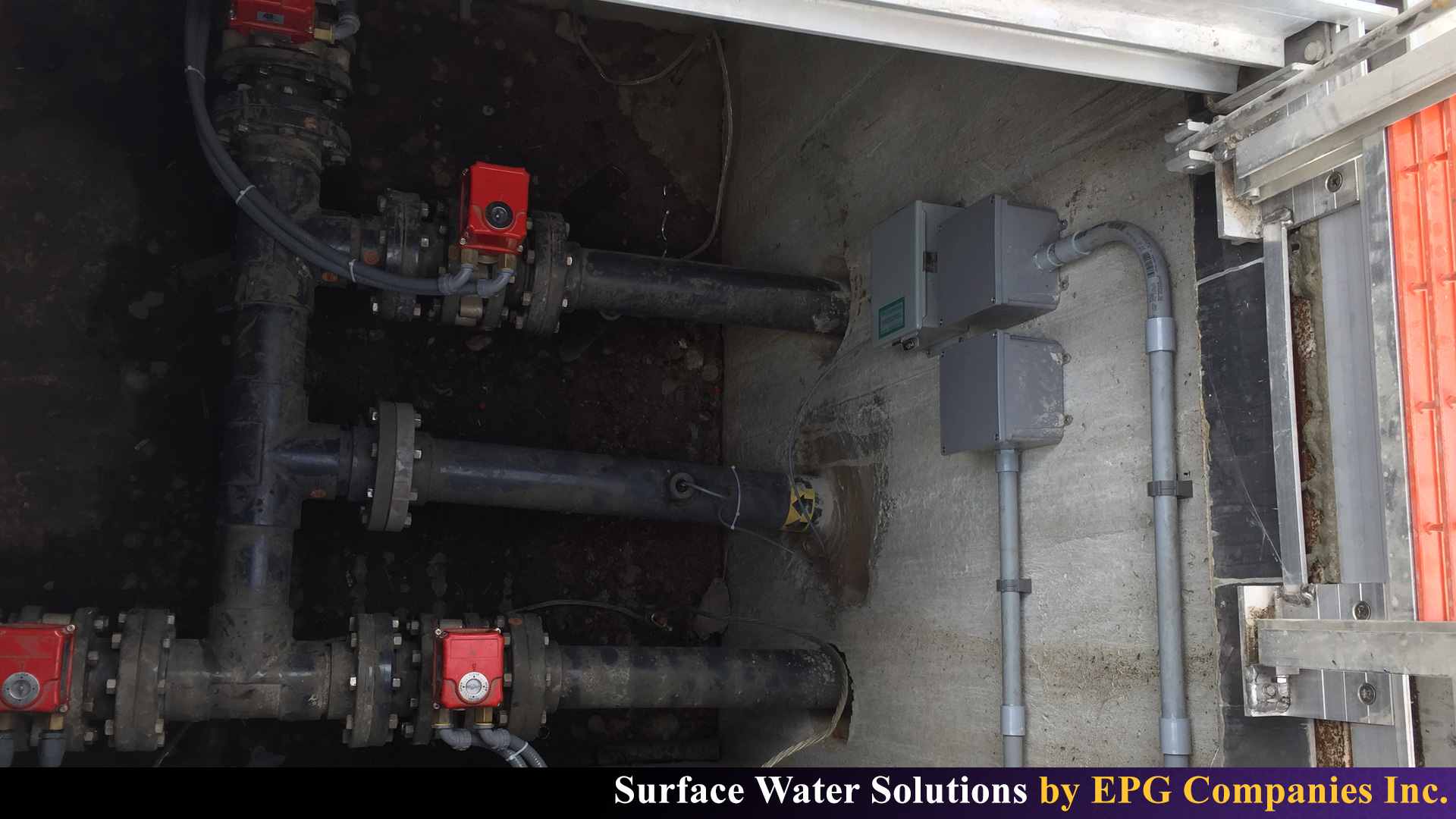 Butterfly Valves Installed in a Vault
