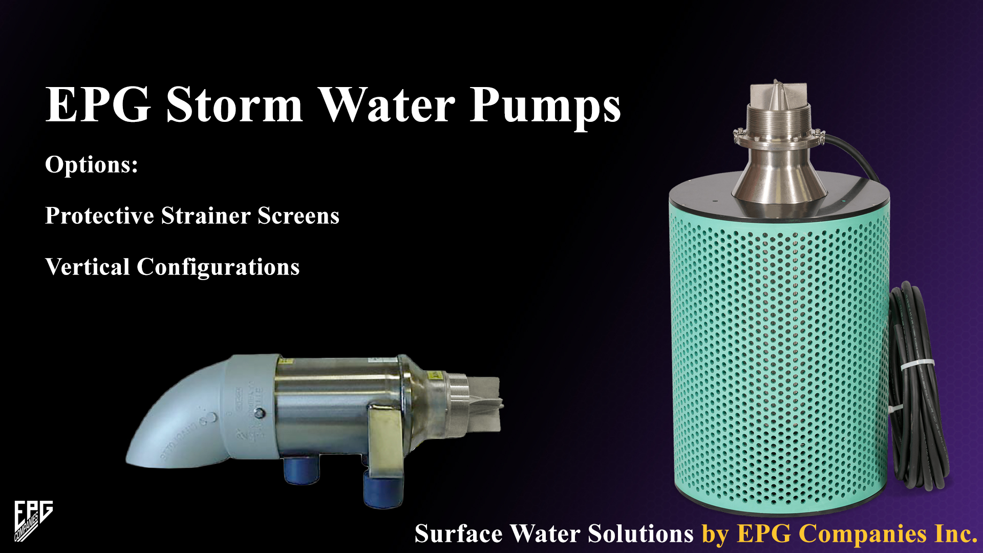 Storm Water Pump Features
